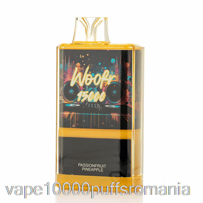 Vape Romania Woofr 15000 De Unica Folosinta Ananas Passionfruit